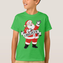 Eu Acredito no Papai Noel - Arte Vintage