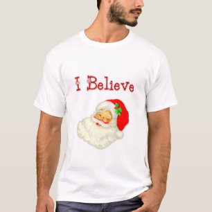 Camiseta Eu acredito o papai noel