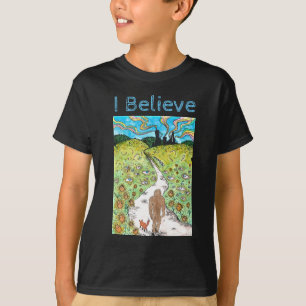 Camiseta Eu acredito o sasquatch