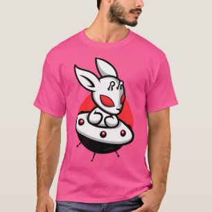 Camiseta Eu Acredito Que A Invasão Do Coelho Da Alienígena