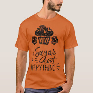 Camiseta Eu Açúcar Casaco Tudo O Assar Faca Fazendo Hobby B