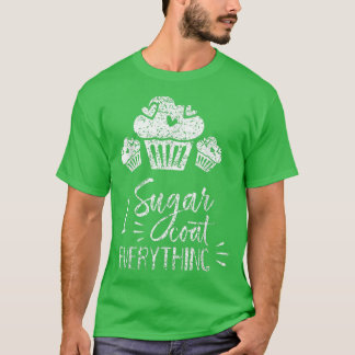Camiseta Eu Açúcar Casaco Tudo O Assar Faca Fazendo Hobby B