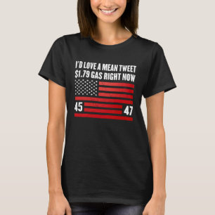 Camiseta Eu adoraria um tuitinho médio e 1 79 gasolina agor