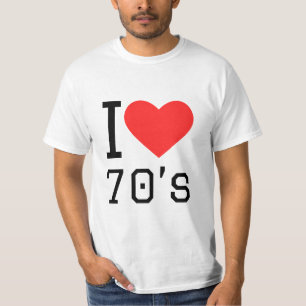 Camiseta Eu adoro 70 anos