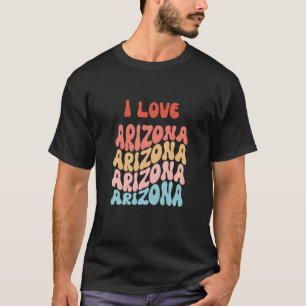 Camiseta Eu adoro a Arizona Vintage Retro State of Arizona