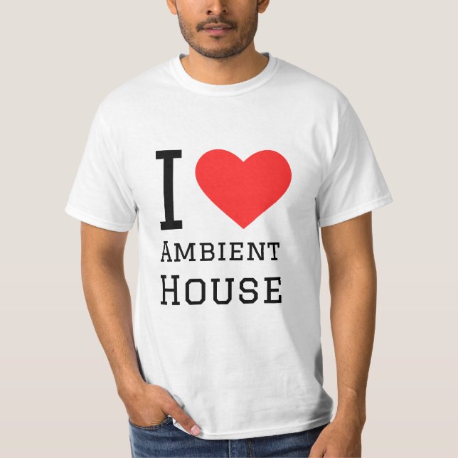 Camiseta Eu adoro a casa ambiente (Frente)