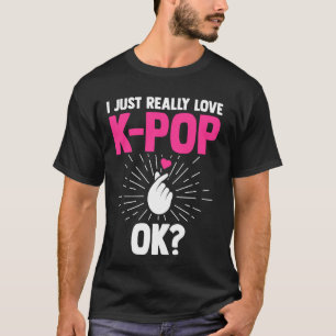 Camiseta Eu adoro a Coreia do Sul do Kpop ok