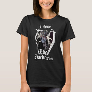 Camiseta Eu Adoro A Escuridão... A Gótico Do Horror Da Rapa