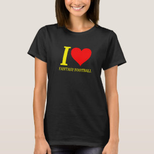 Camiseta Eu adoro a fantasia de futebol Roupa