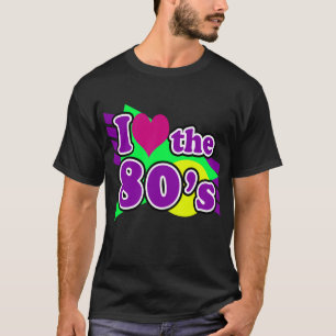 Camiseta Eu adoro a festa geométrica dos Neon Oighties do 