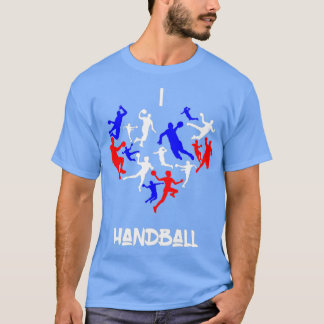 Camiseta Eu adoro a ideia de presente de handebol 4