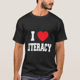 Camiseta Eu adoro a literatura