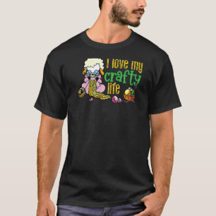 Camiseta Eu Adoro A Minha Coisa De Artesanato