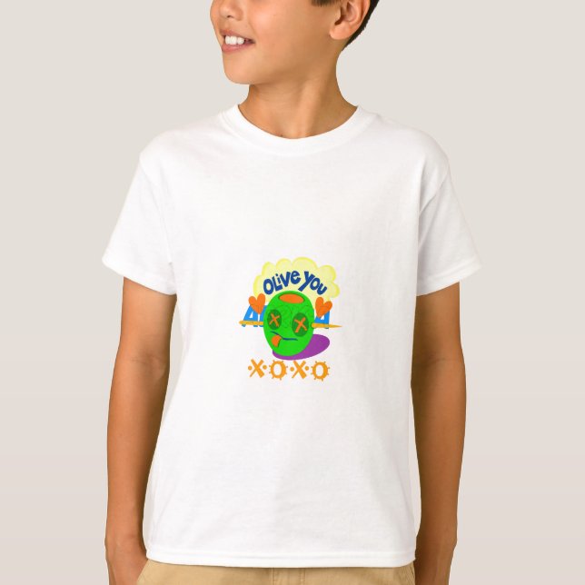Camiseta Eu adoro a XOXO Africa belíssima citação de texto (Frente)