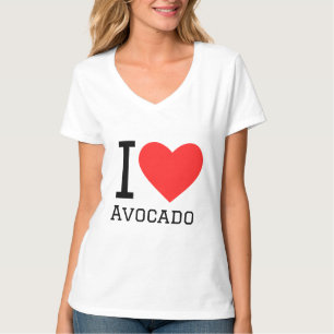 Camiseta Eu adoro abacate