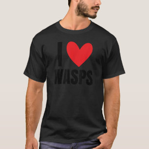 Camiseta Eu Adoro Abelhas De Vespas Voando Insetos Nest Hor