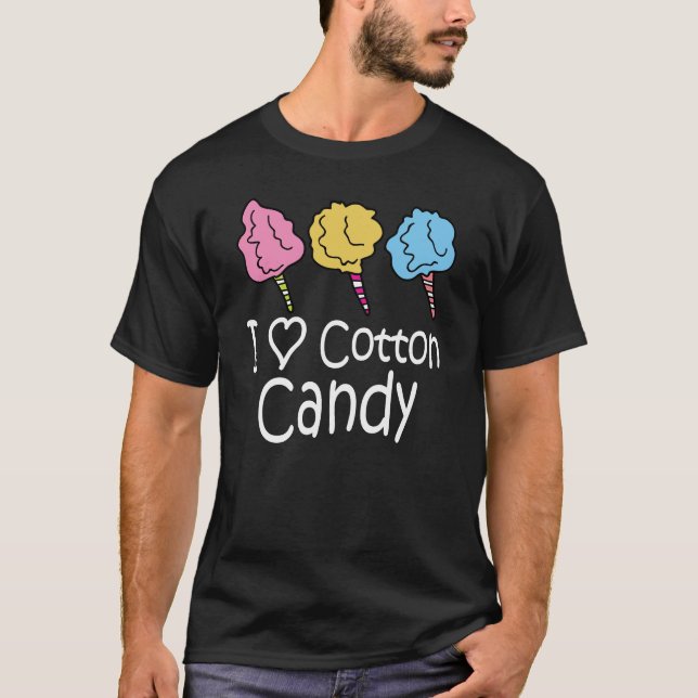 Camiseta Eu Adoro Algodão Doce (Frente)