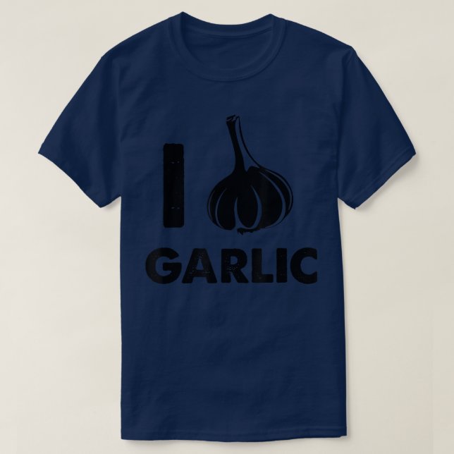 Camiseta Eu Adoro Alho (Frente do Design)