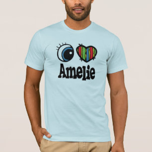 Camiseta Eu Adoro (Amo) Amélie
