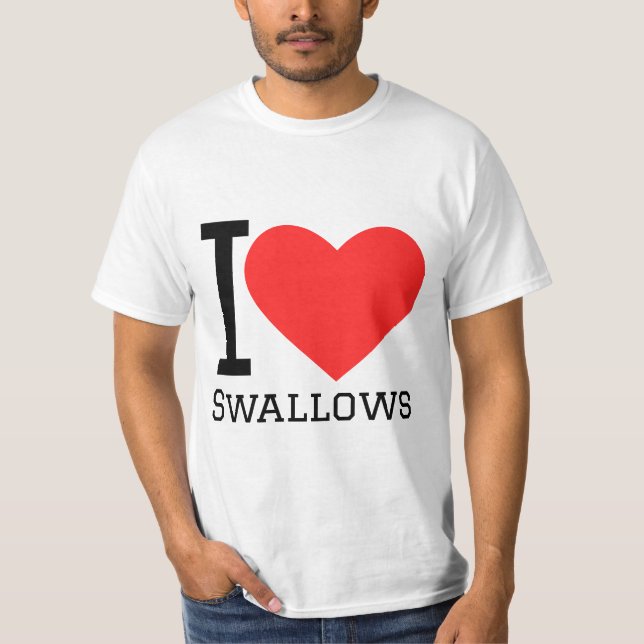 Camiseta Eu adoro andorinhas (Frente)