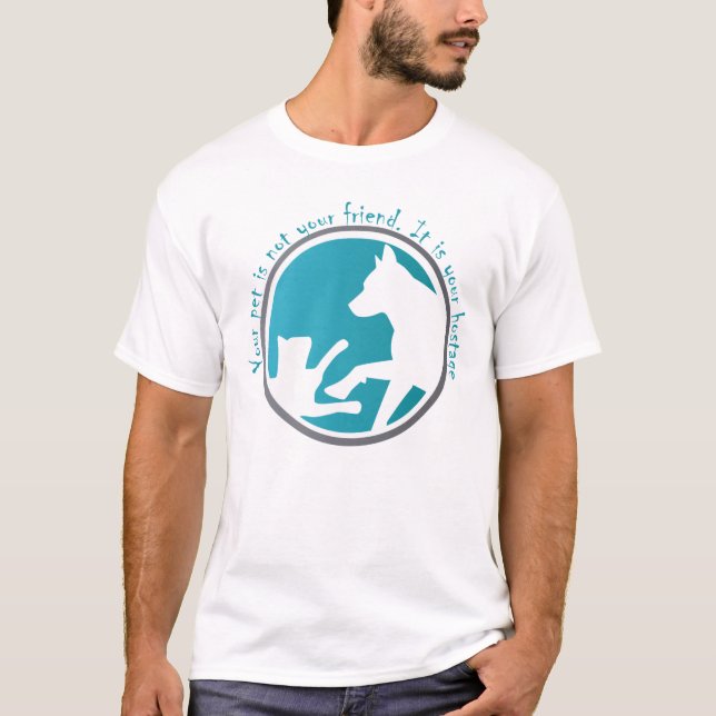 Camiseta Eu adoro animais de estimação (Frente)