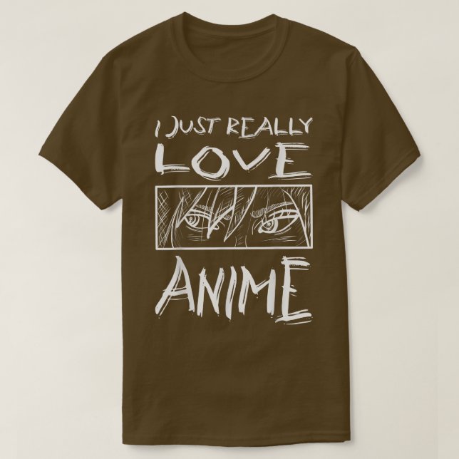 Camiseta Eu Adoro Anime (Frente do Design)
