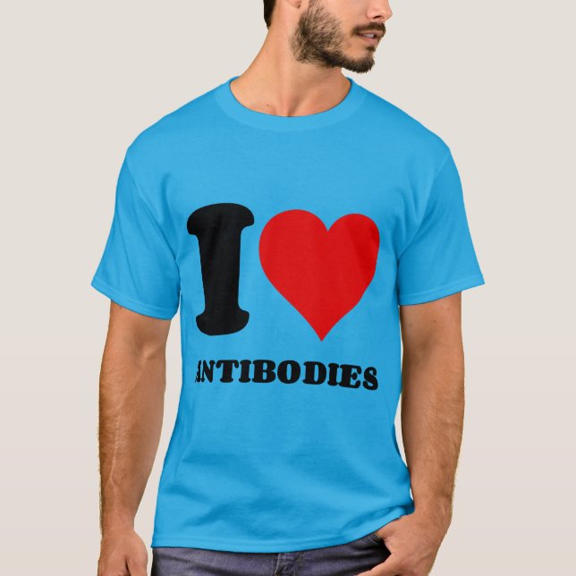 CAMISETA EU ADORO ANTICORPOS (Frente)
