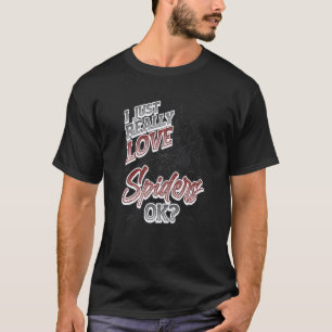 Camiseta Eu Adoro Aranhas Ok Aranha
