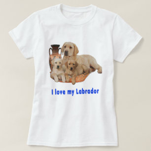 Camiseta Eu adoro as minhas t-shirts do Labrador