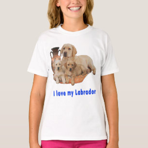 Camiseta Eu adoro as minhas t-shirts do Labrador