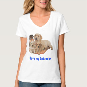Camiseta Eu adoro as minhas t-shirts do Labrador