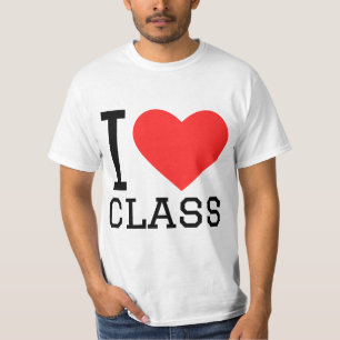 Camiseta Eu adoro aula