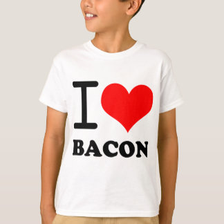 Camiseta Eu adoro bacon