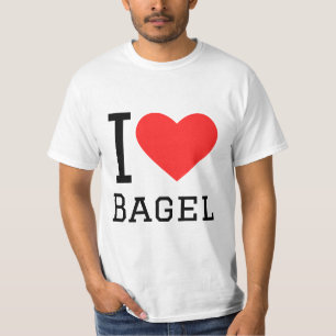Camiseta Eu adoro bagel