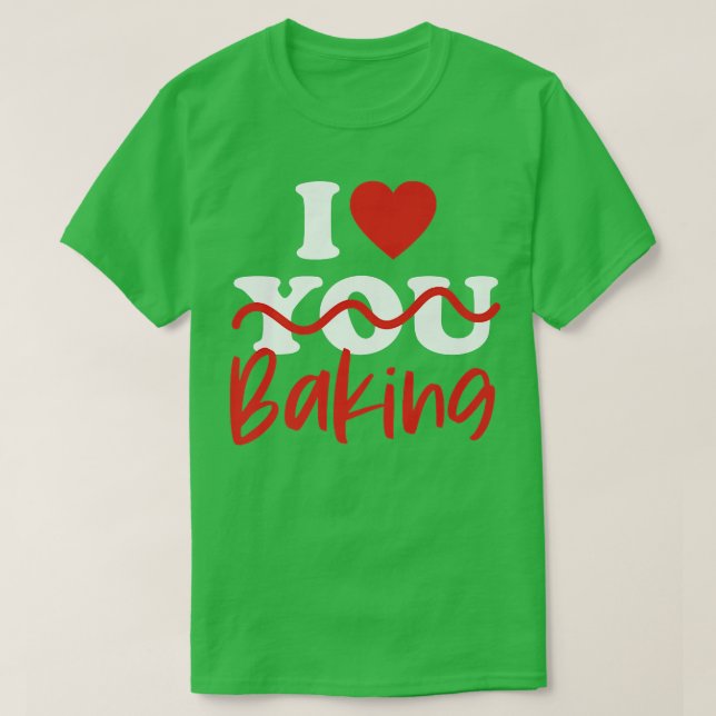 Camiseta Eu Adoro Baking 1937 (Frente do Design)