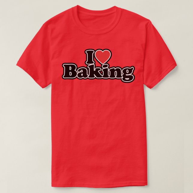 Camiseta Eu Adoro Baking 1941 (Frente do Design)