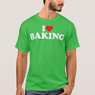 Camiseta Eu Adoro Baking Lover I Heart Baking
