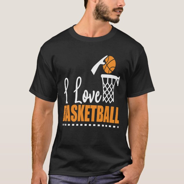 Camiseta Eu Adoro Basquete (Frente)