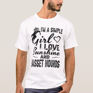 Camiseta Eu Adoro Basset Hound Hounds Dog Puppy Lover Propr