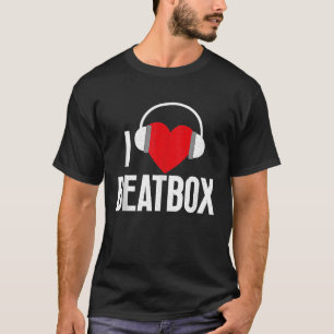 Camiseta Eu Adoro Beatbox Beatboxer Beatboxer Música Gráfic