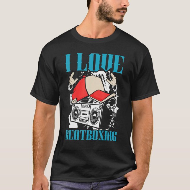 Camiseta Eu Adoro Beatboxer Beatboxer Eu Bato Em Maker Eu B (Frente)