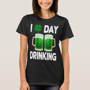 Camiseta Eu Adoro Bebendo Dia Mulheres Bebendo St Patricks