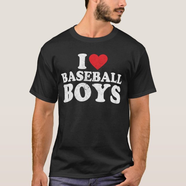 Camiseta Eu Adoro Beisebol Boys (Frente)