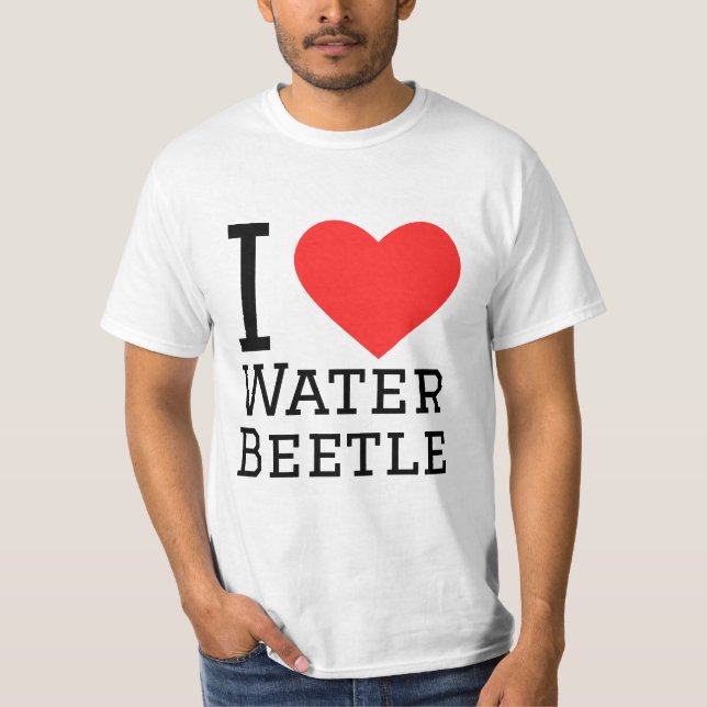 Camiseta Eu adoro besouro d'água (Frente)