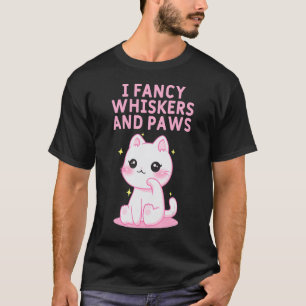 Camiseta Eu Adoro Bigodes e Patas Gato Coleção Gatinho 3