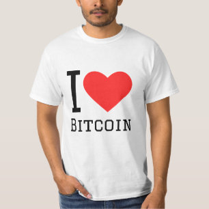 Camiseta Eu adoro bitmoney