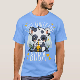 Camiseta Eu Adoro Boba Bubble Tea Lover Kawaii Cu