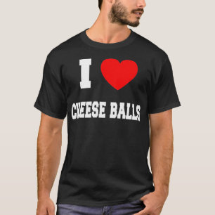Camiseta Eu adoro bolas de queijo