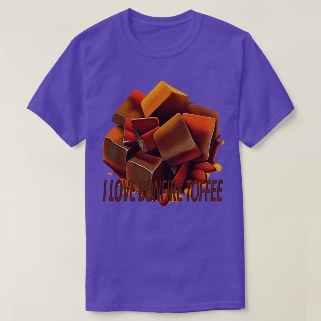 Camiseta Eu Adoro Bonfire Toffee Cote (Frente do Design)