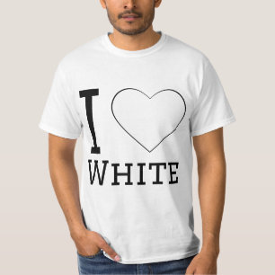 Camiseta Eu adoro branco